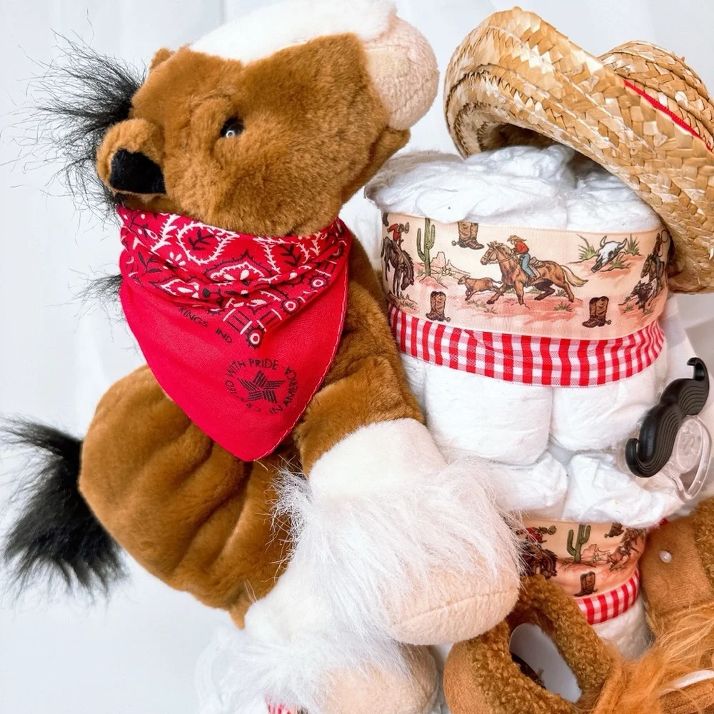 Horse Diaper Cake, Farm Baby Shower Gift